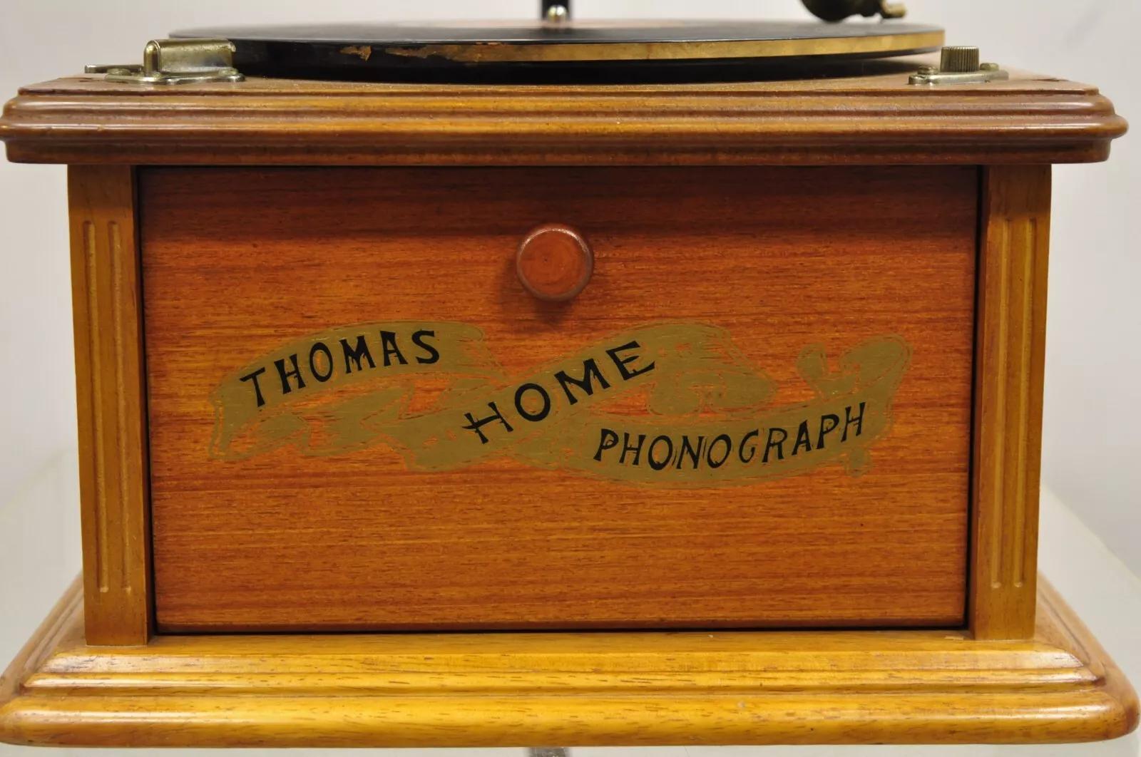 Thomas Home Phonograph Grammophon Replica Collector's Edition Radio-Kassettenspieler 6