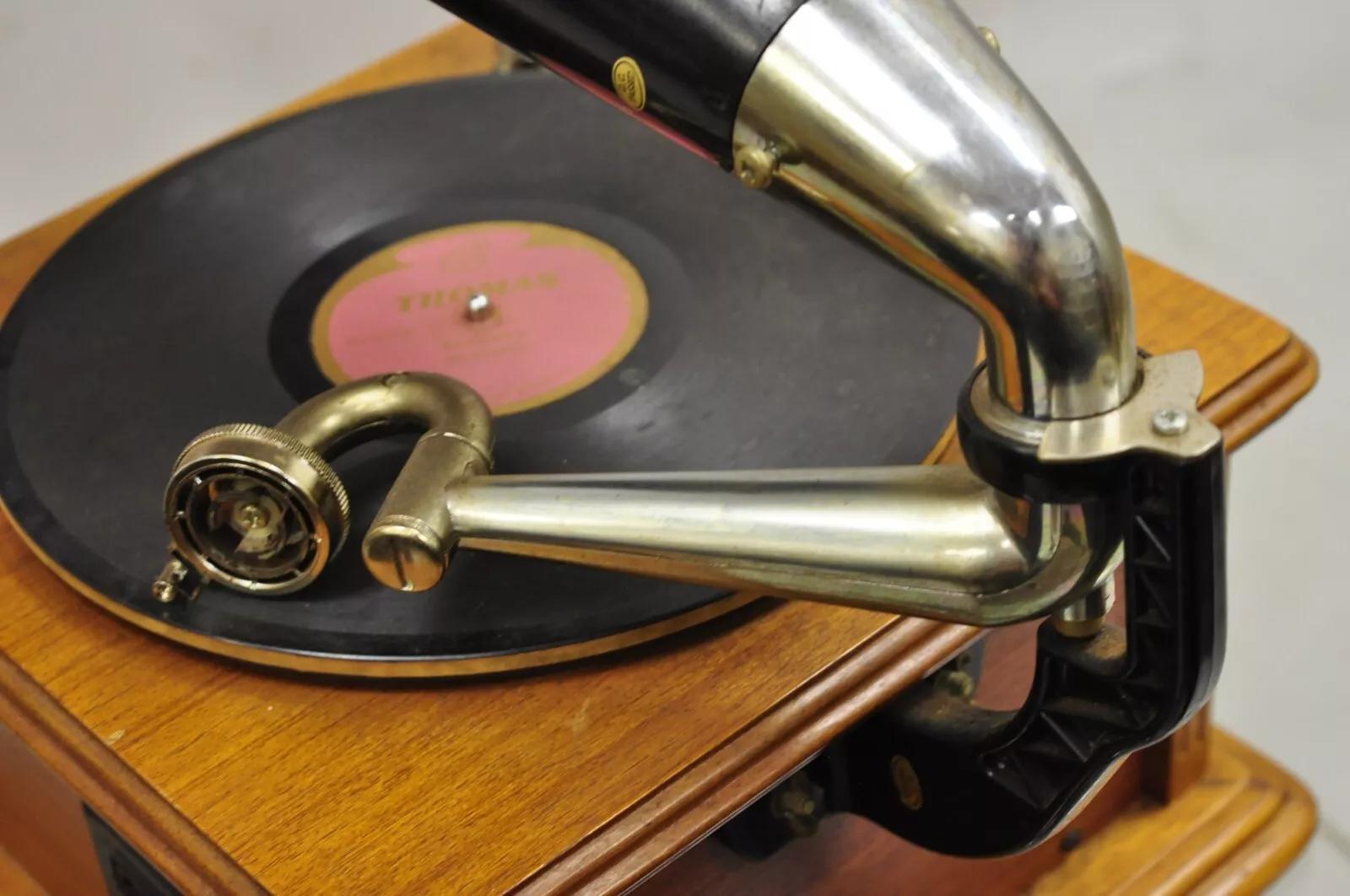 Thomas Home Phonograph Grammophon Replica Collector's Edition Radio-Kassettenspieler 1