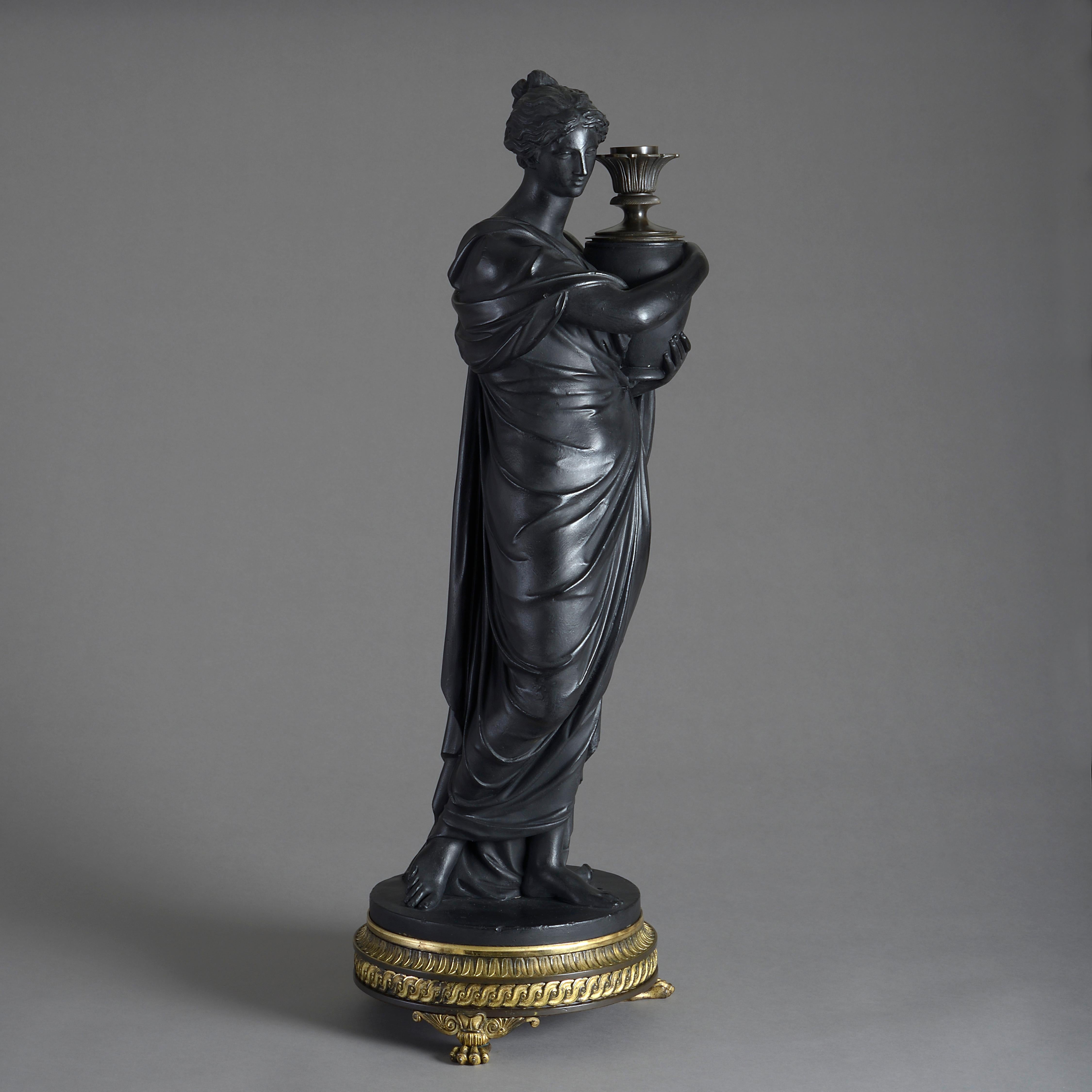 XIXe siècle Buste en plâtre de Thomas Hopper en vente