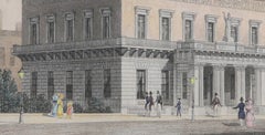 The New Athenaeum, Waterloo Place - Hand-Colored Engraving after Thomas Shepherd