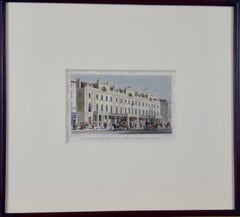 Three 19th C. Hand Colored Engravings of London Architecture by T. Shepherd