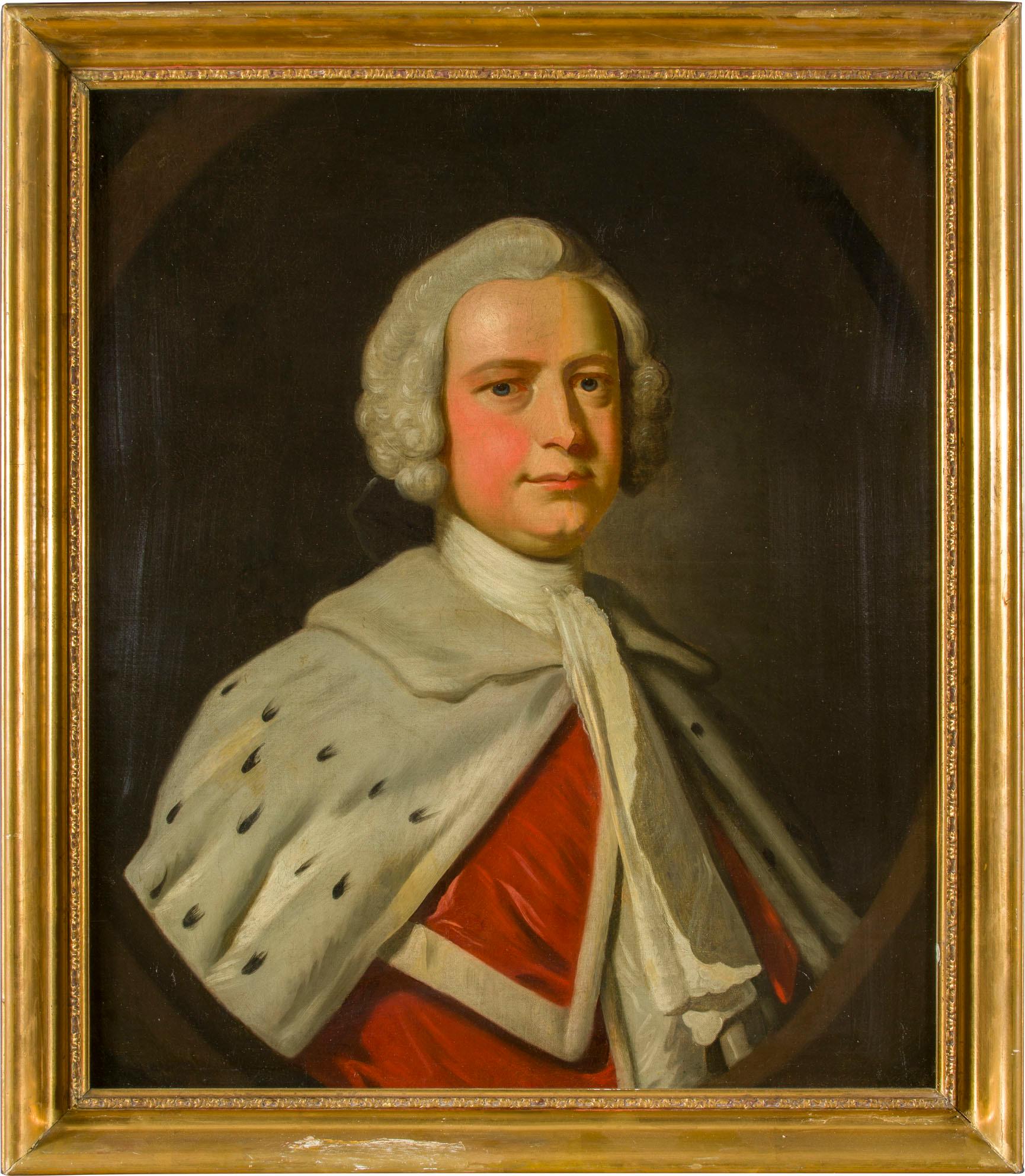 Importante dipinto di scuola inglese del grande artista Thomas Hudson (Devonshire 1701 - Twickenham 1779)
Raffigura il ritratto di Harry Gray (1715-1768), IV conte di Stamford, un soggetto che l'artista ha ripreso più volte.

Quest'opera d'arte, mai