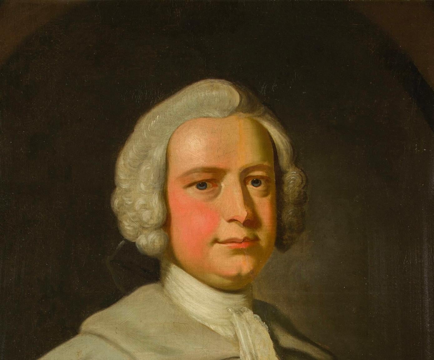 Thomas Hudson Ritratto inglese del XVIII secolo In condizioni buone in vendita a Roma, IT