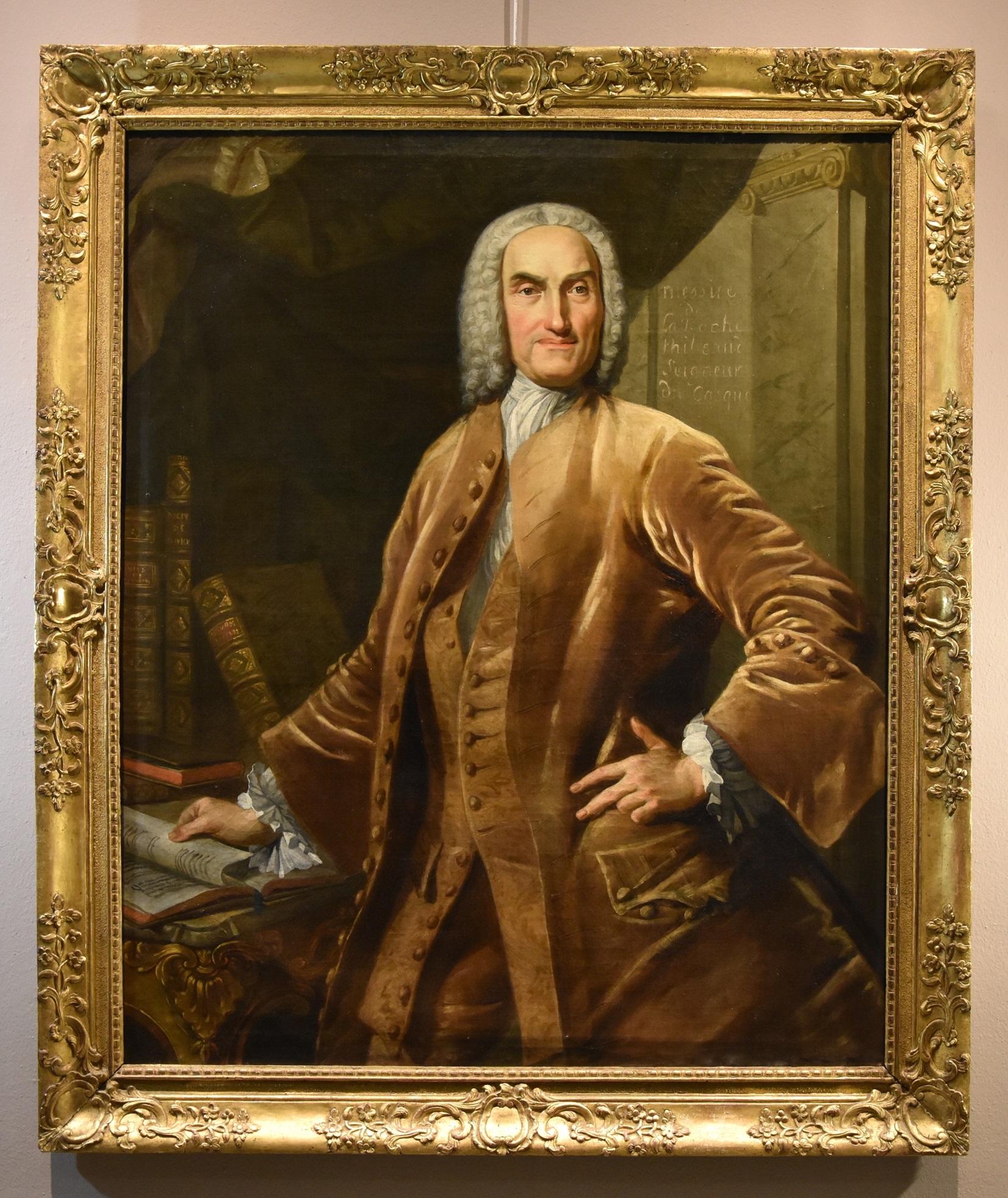 Porträt, Notable Hudson, Gemälde, Öl auf Leinwand, 18. Jahrhundert, Alter Meister, England (Alte Meister), Painting, von Thomas Hudson (Devon 1701 - London 1799)