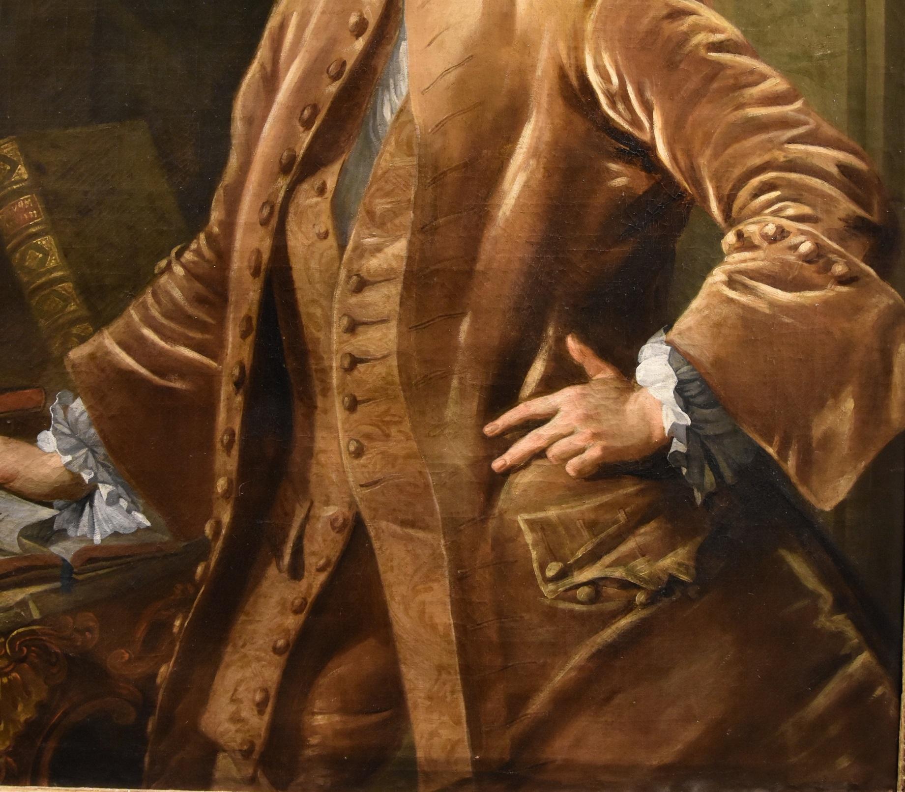 Porträt, Notable Hudson, Gemälde, Öl auf Leinwand, 18. Jahrhundert, Alter Meister, England im Angebot 4