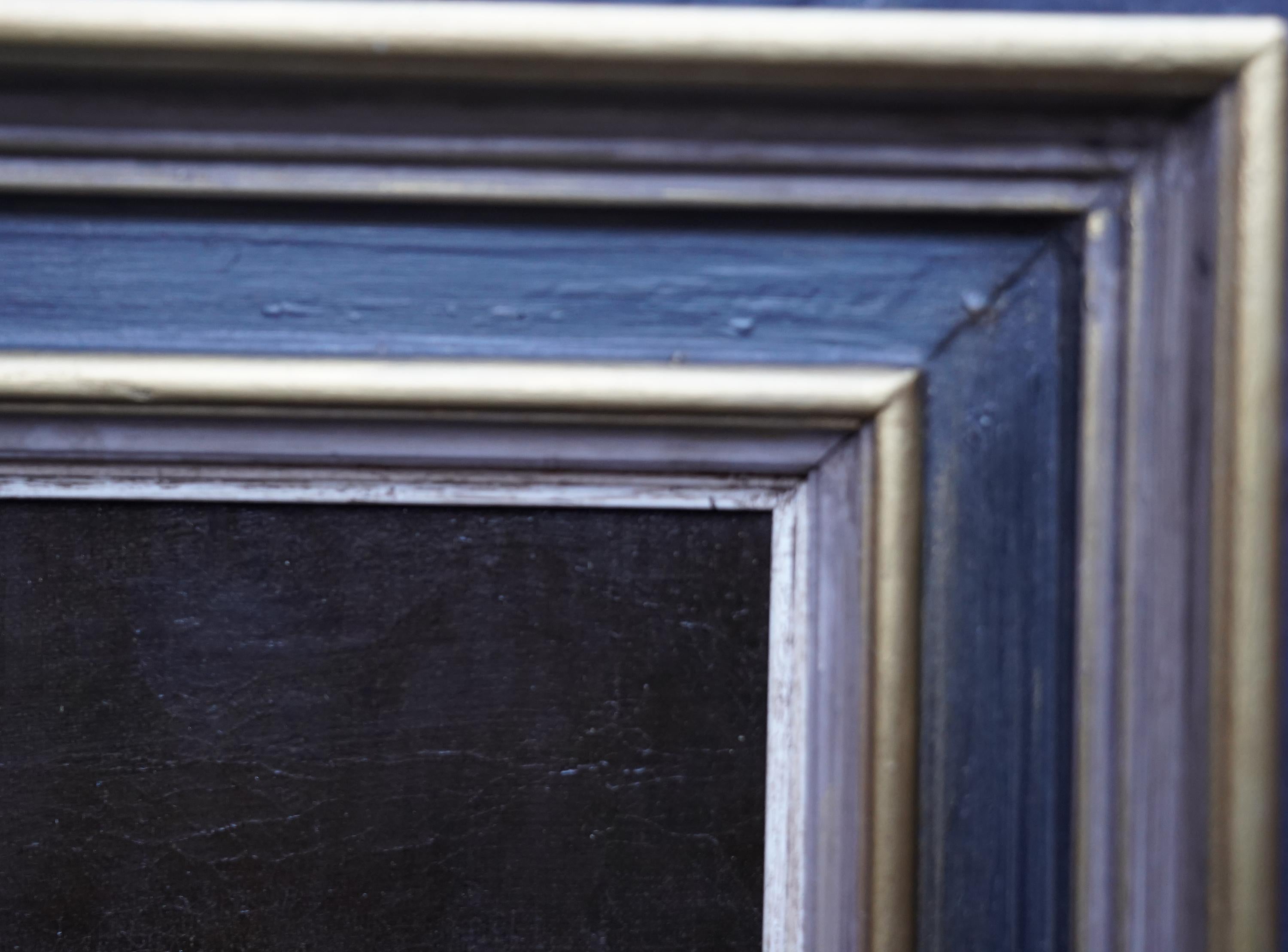 Portrait of a Gentleman - British Old Master c1750 art oil painting For Sale 5