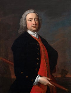Portrait of a senior naval officer, c. 1740s
