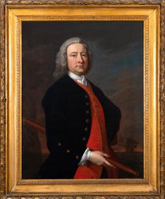 Portrait of a senior naval officer, c. 1750s