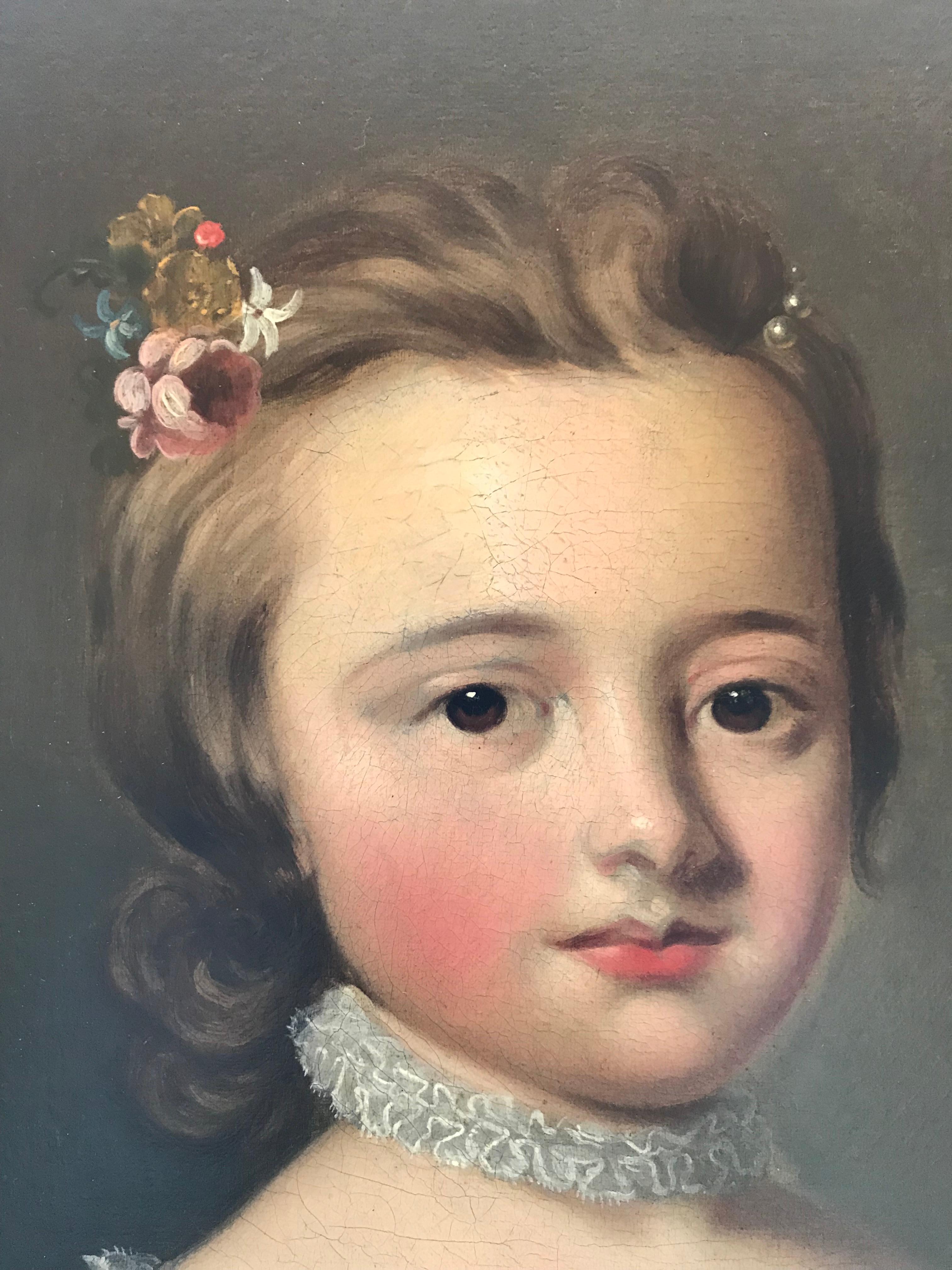 Thomas Hudson - Pair of portraits - 4th Duke of Beauforts children 6