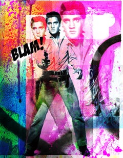 Elvis Presley "Blam" inspired by Andy Warhol