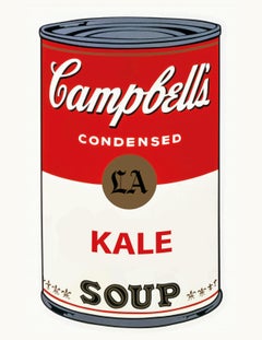 Kale Soup after Warhol, Size 40" x 30"