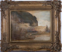 Thomas J. Jones (1901-1935). - Olio dell'inizio del XX secolo, Porto di Clovelly