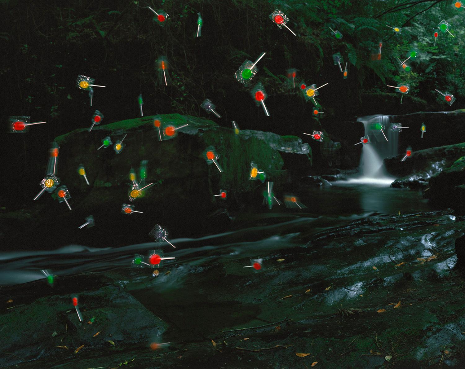 Thomas Jackson Landscape Photograph - Lollipops no. 1, Ballaglass Glen, Isle of Man