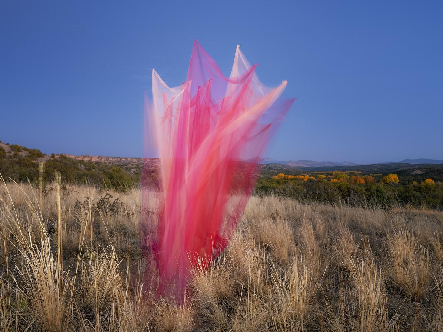 Thomas Jackson Landscape Photograph - Tulle no. 54, Taos, NM, color photograph, limited edition, signed and numbered