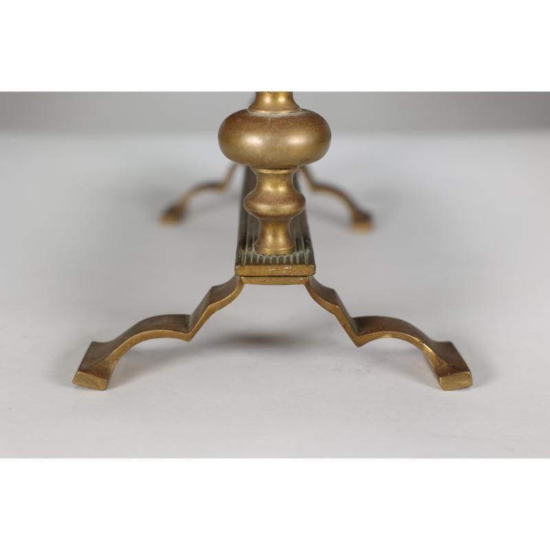 Thomas Jeckyll for BB&Barnard A large & rare Anglo-Japanese brass treble trivet. For Sale 3