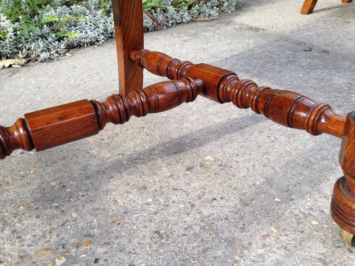 Thomas Jeckyll by Gillows, Aesthetic Movement, Rare Set of Ten Oak Dining Chairs 5