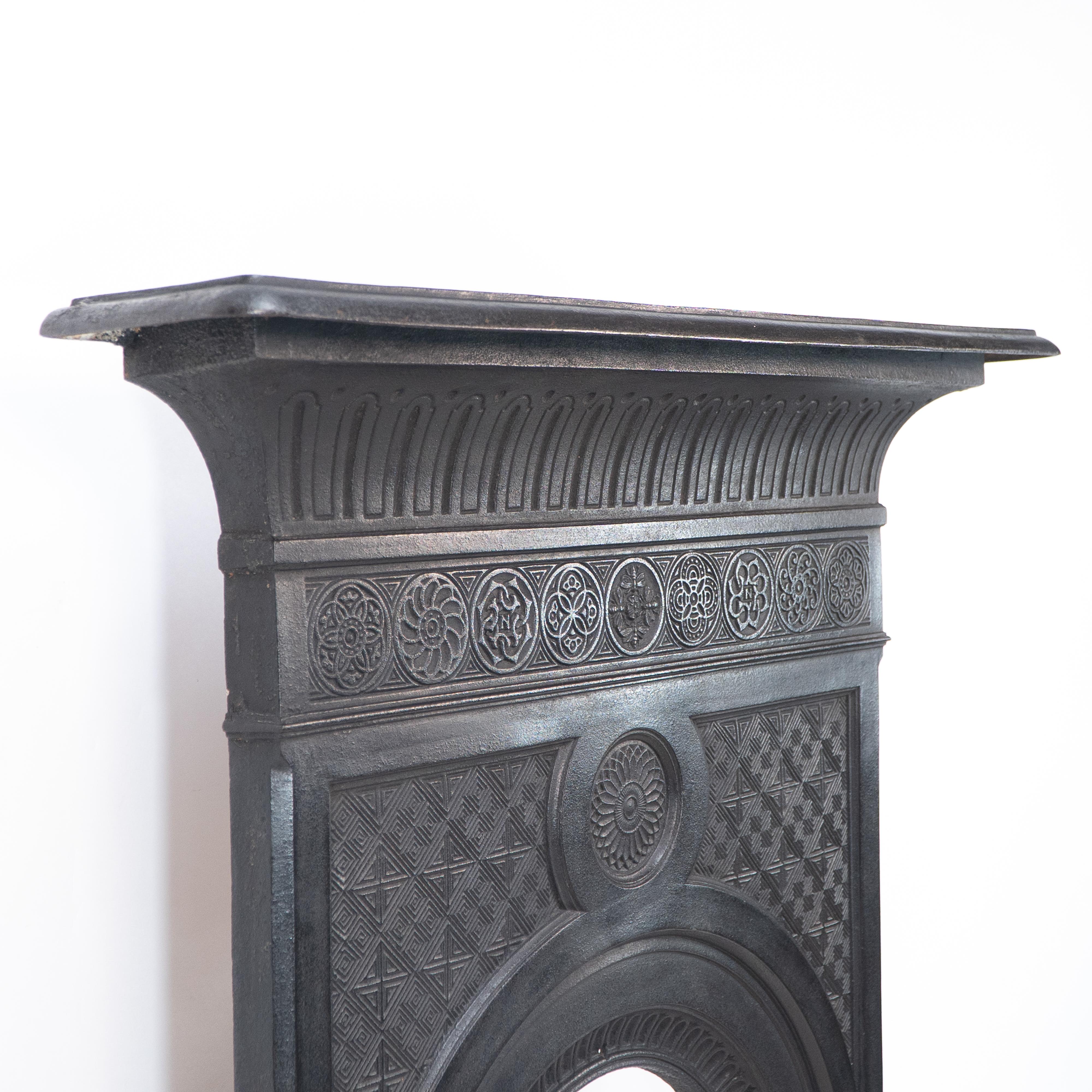 Thomas Jeckyll for Barnard Bishop & Barnard. A rare Aesthetic Movement fireplace For Sale 7