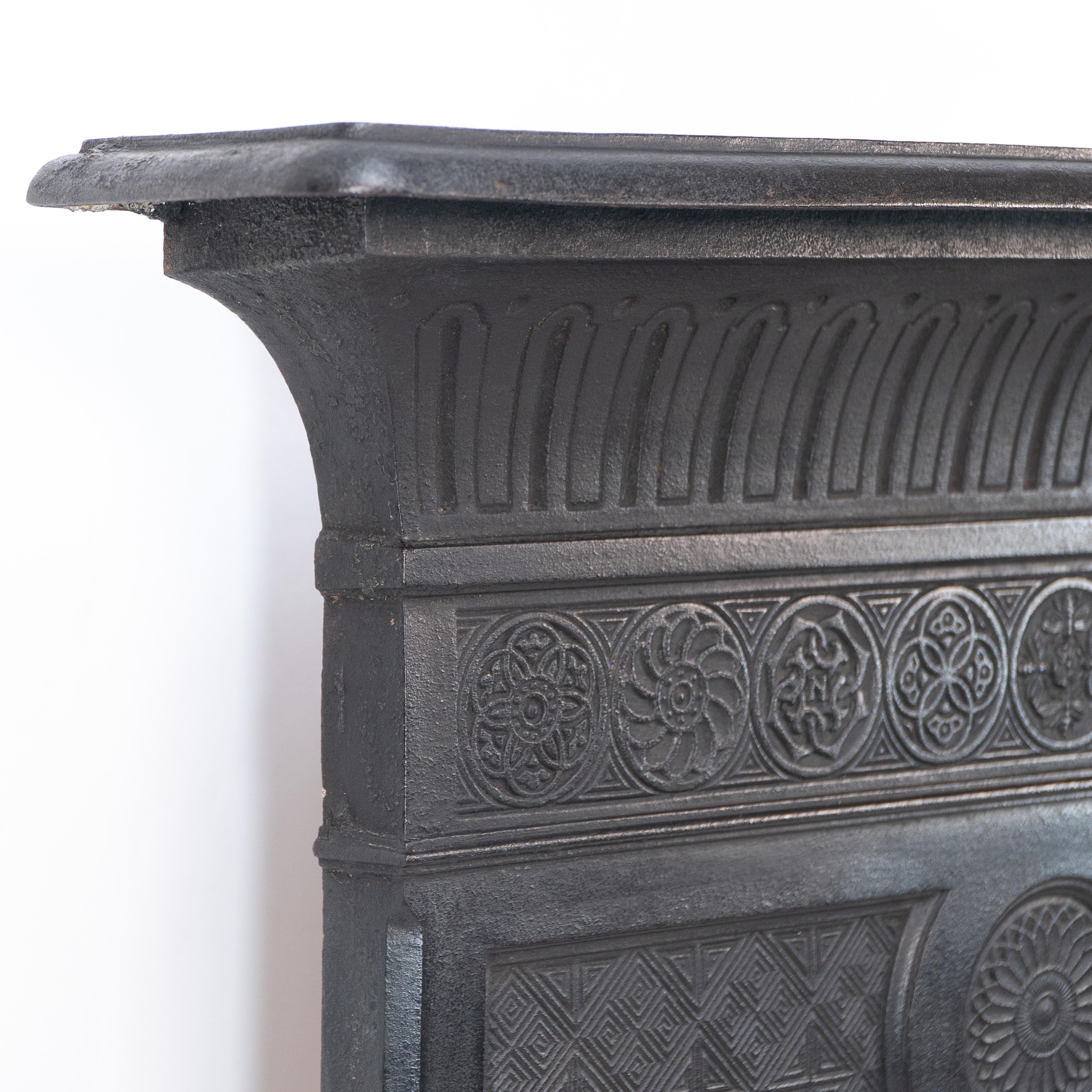 Thomas Jeckyll for Barnard Bishop & Barnard. A rare Aesthetic Movement fireplace For Sale 8