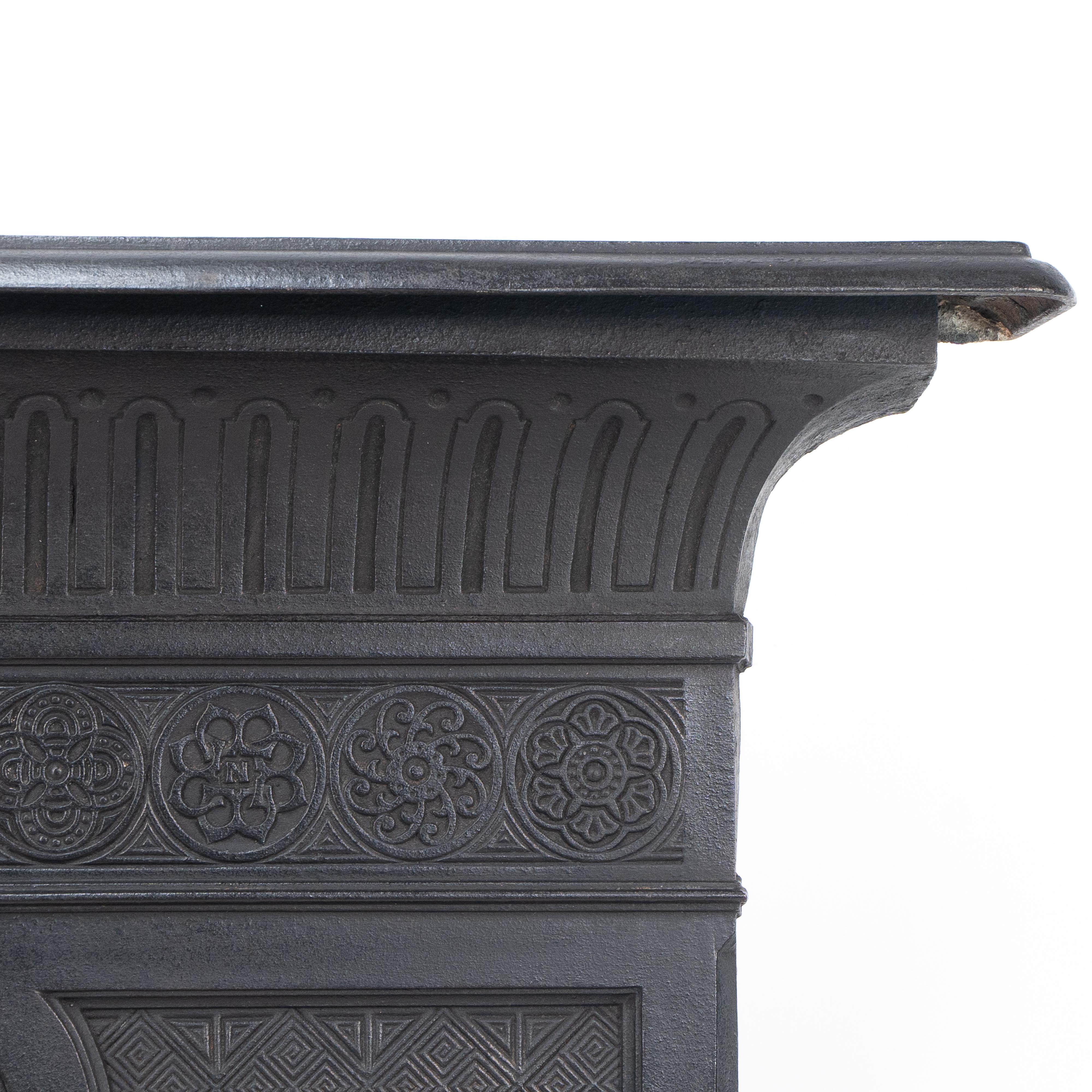 Thomas Jeckyll for Barnard Bishop & Barnard. A rare Aesthetic Movement fireplace In Good Condition For Sale In London, GB