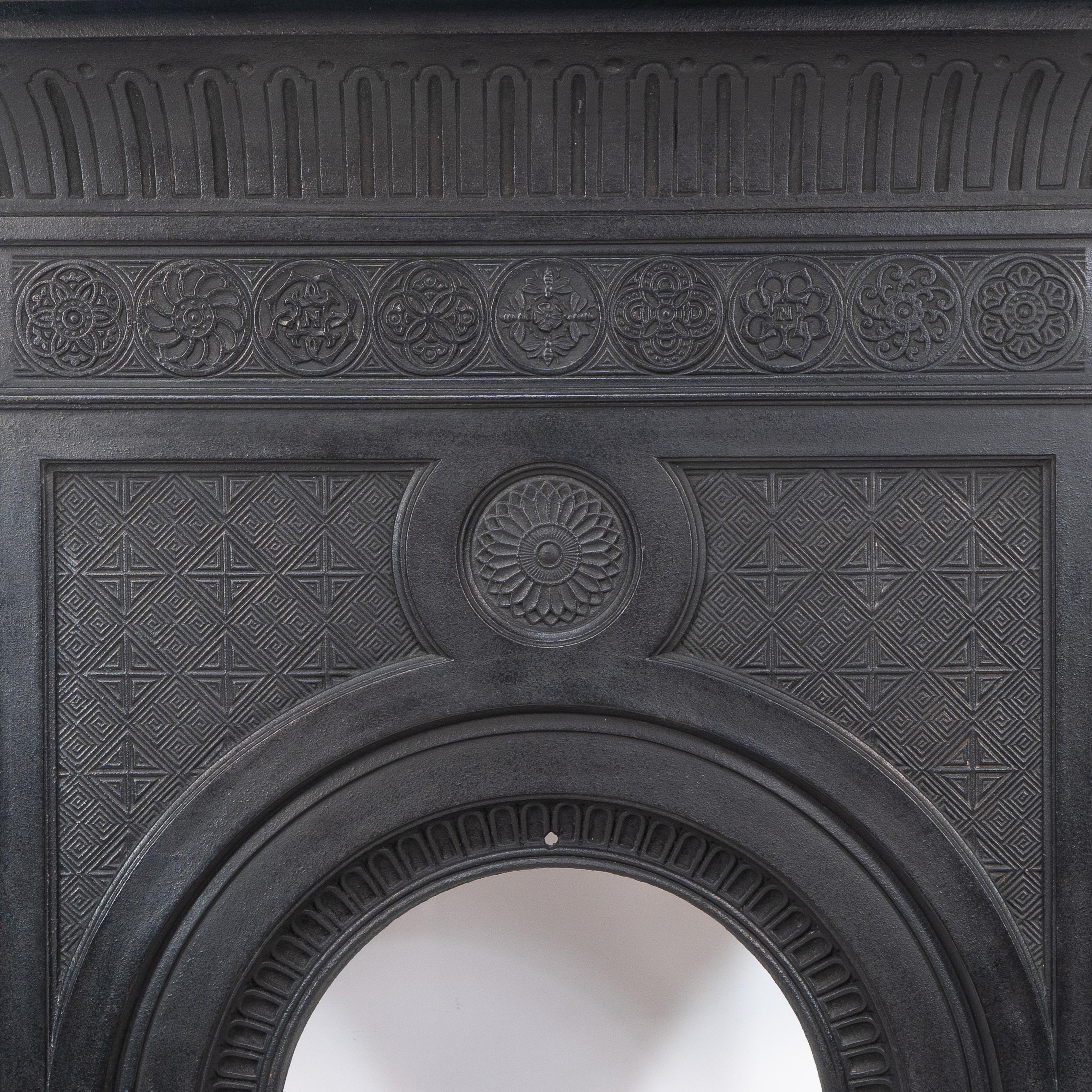 Berlin Iron Thomas Jeckyll for Barnard Bishop & Barnard. A rare Aesthetic Movement fireplace For Sale