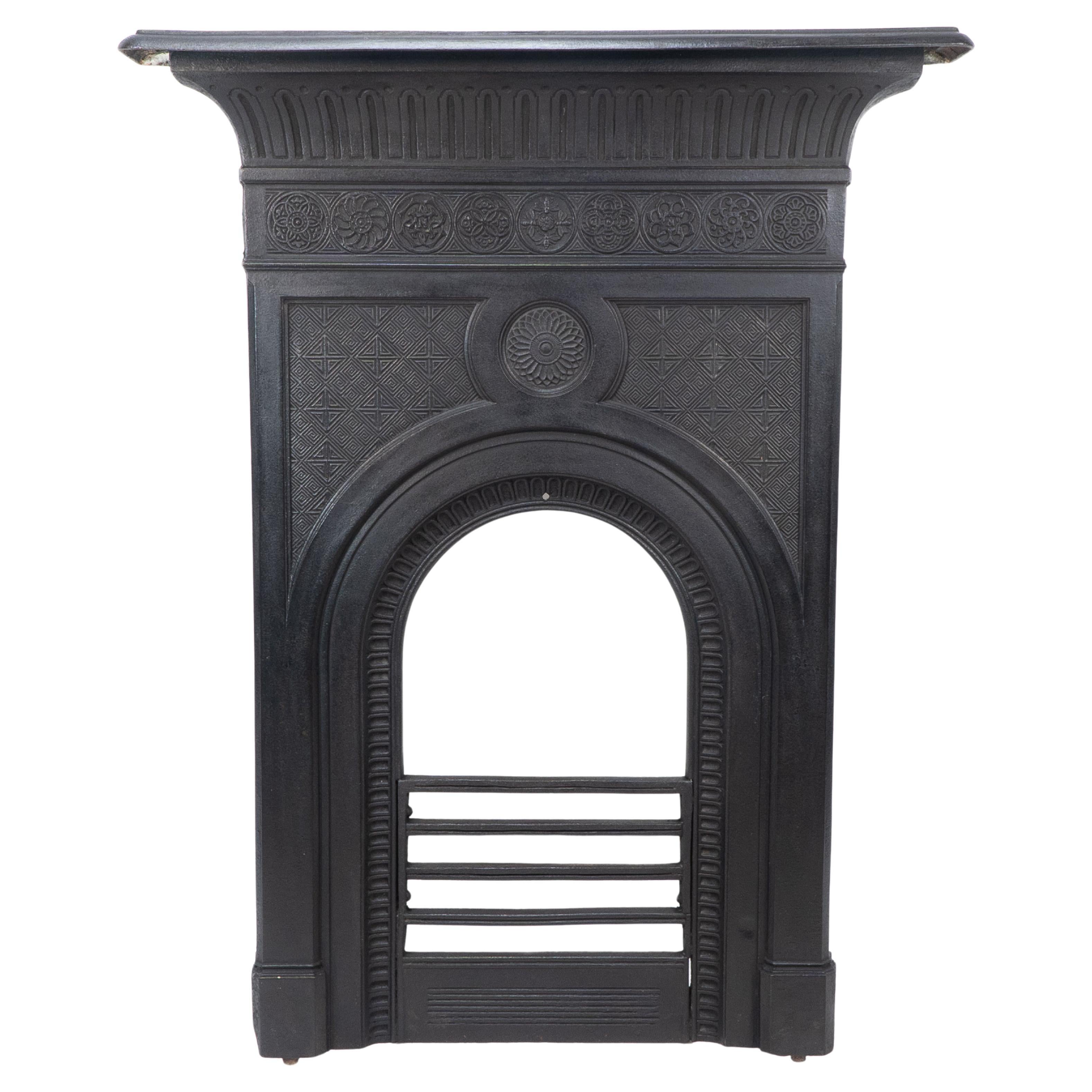 Thomas Jeckyll for Barnard Bishop & Barnard. A rare Aesthetic Movement fireplace