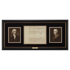 Passeport de navire signé par Thomas Thomas et James Madison, 5 novembre 1804