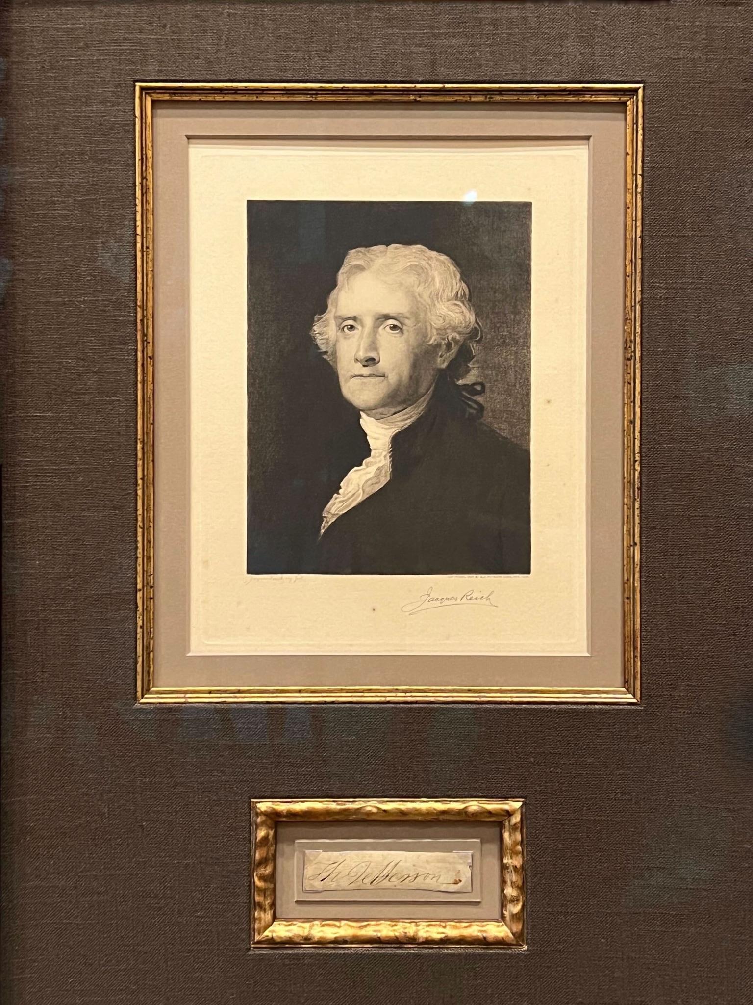 Thomas Jefferson Signature Collage For Sale at 1stDibs