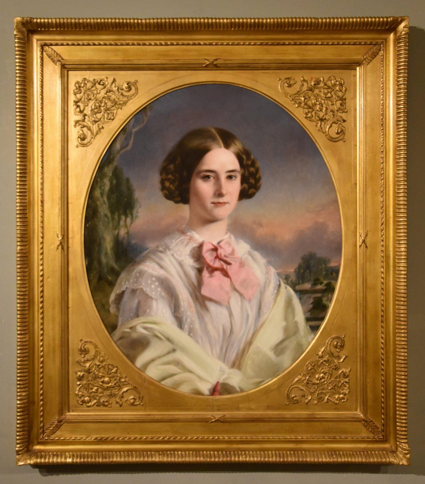 Oil Painting by Thomas John Hughes "Portrait of a Lady"