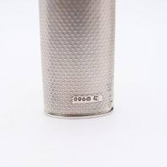 THOMAS JONHSON 1865 London Exceptional Oval Vesta Matches Box In .925 Sterling