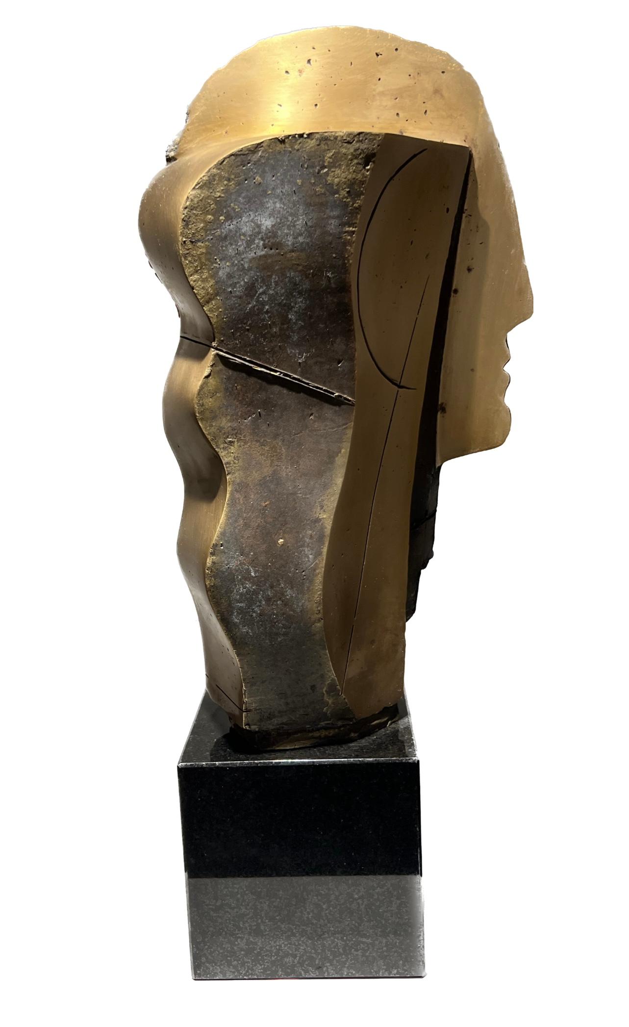 Beginn der Weisheit (Casted 2023 ) Bronze Sculpture Abstract Limited Edition For Sale 1