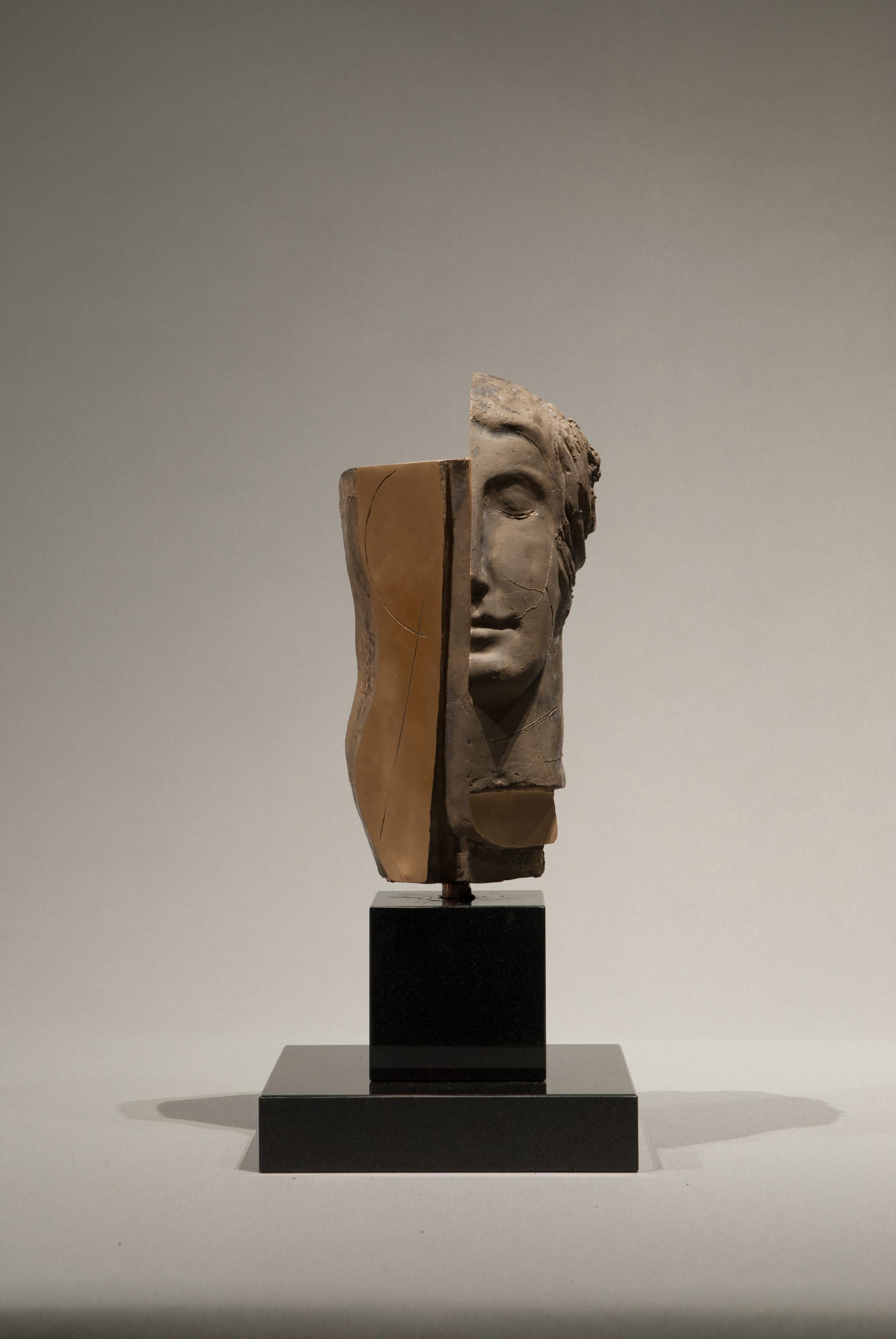 Thomas Junghans Abstract Sculpture - Beginn der Weisheit (Casted 2023 ) Bronze Sculpture Wisdom Abstract In Stock