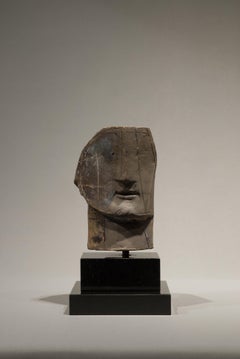 Inner Circle (Casting Scale) Bronze Sculpture Figurative Abstract Head In Stock