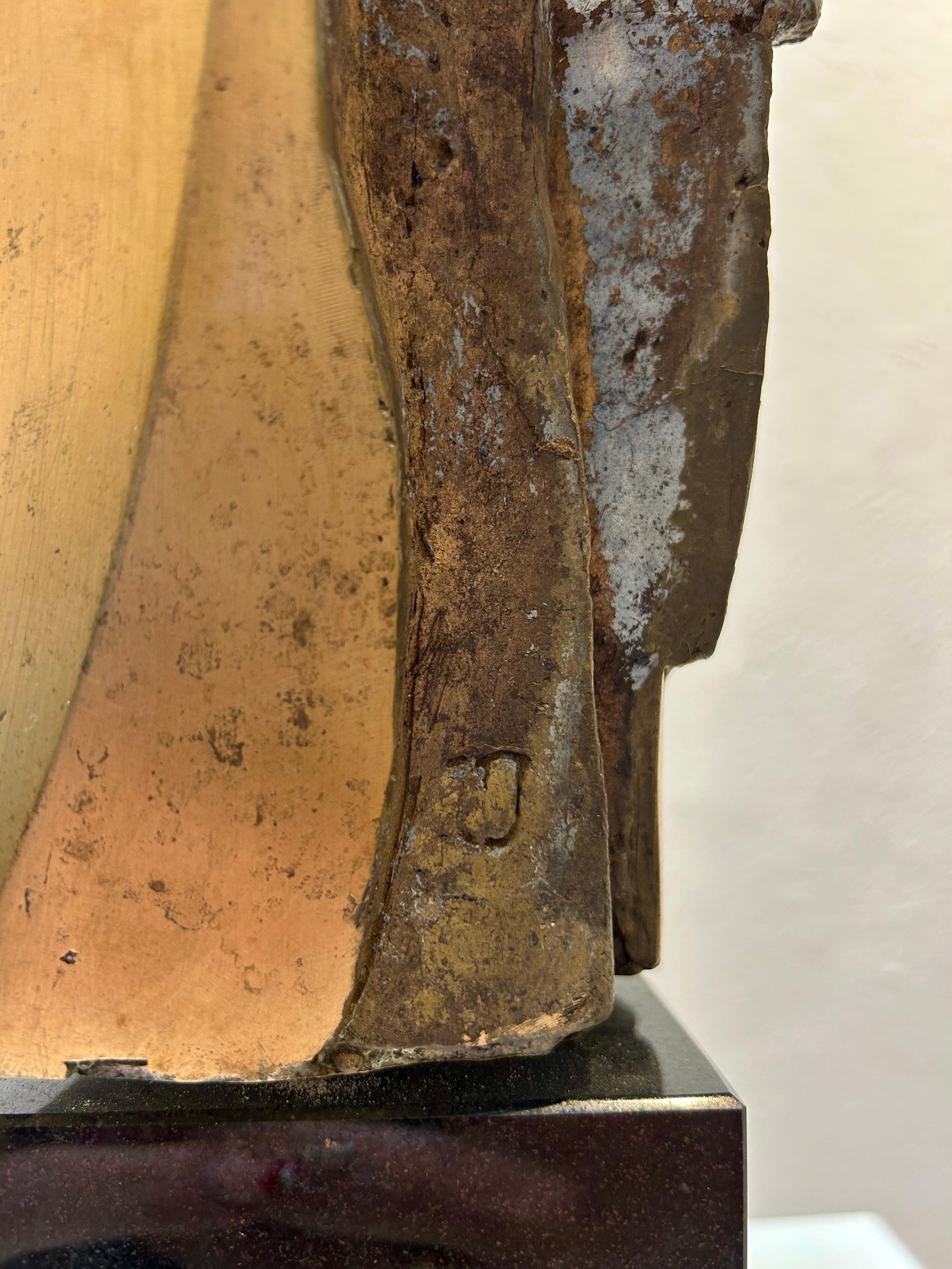 Little Abstract Head no. 10 Bronze Sculpture Polished Limited Edition For Sale 8
