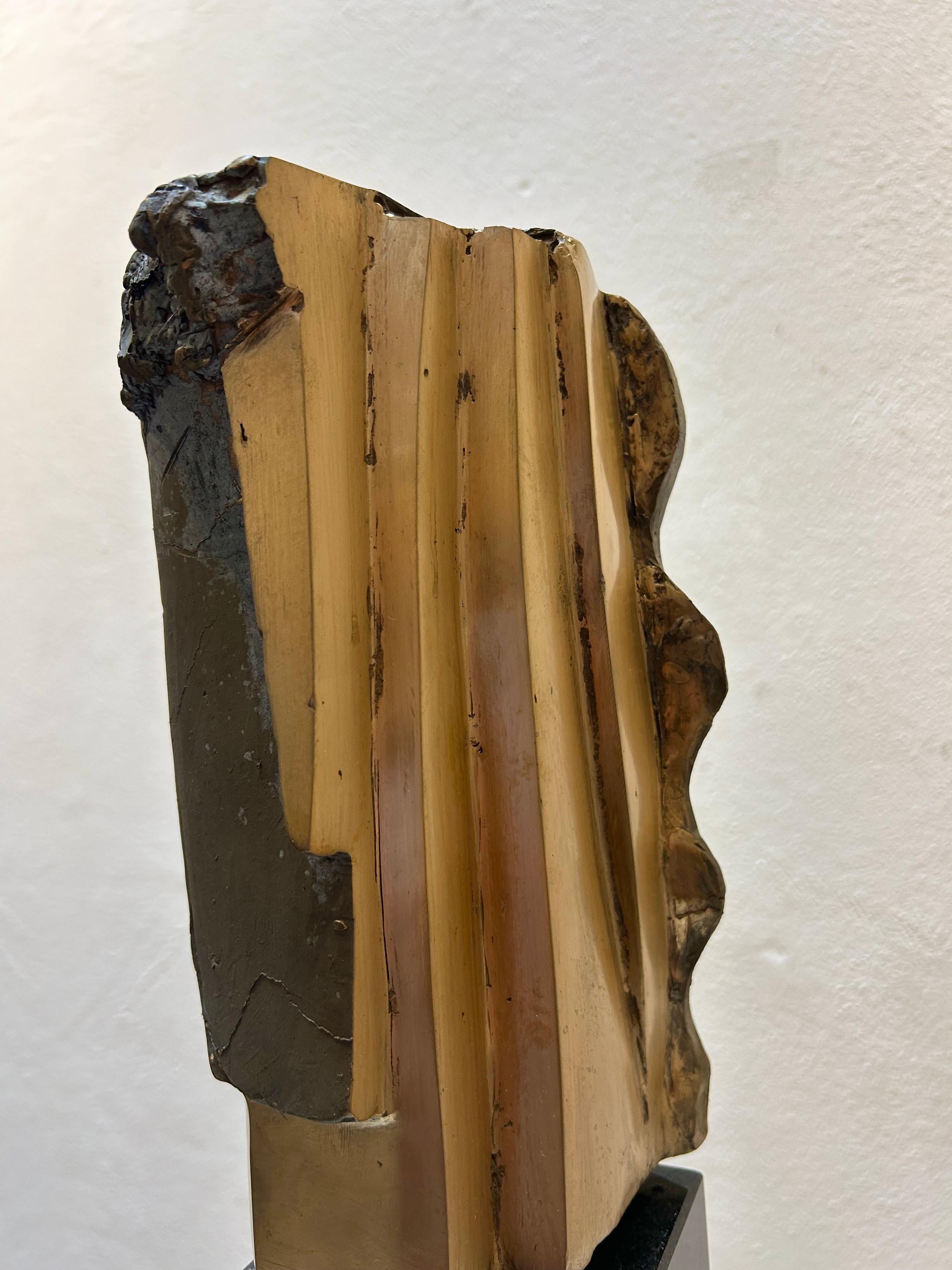 Little Abstract Head no. 10 Bronze Sculpture Polished Limited Edition For Sale 2