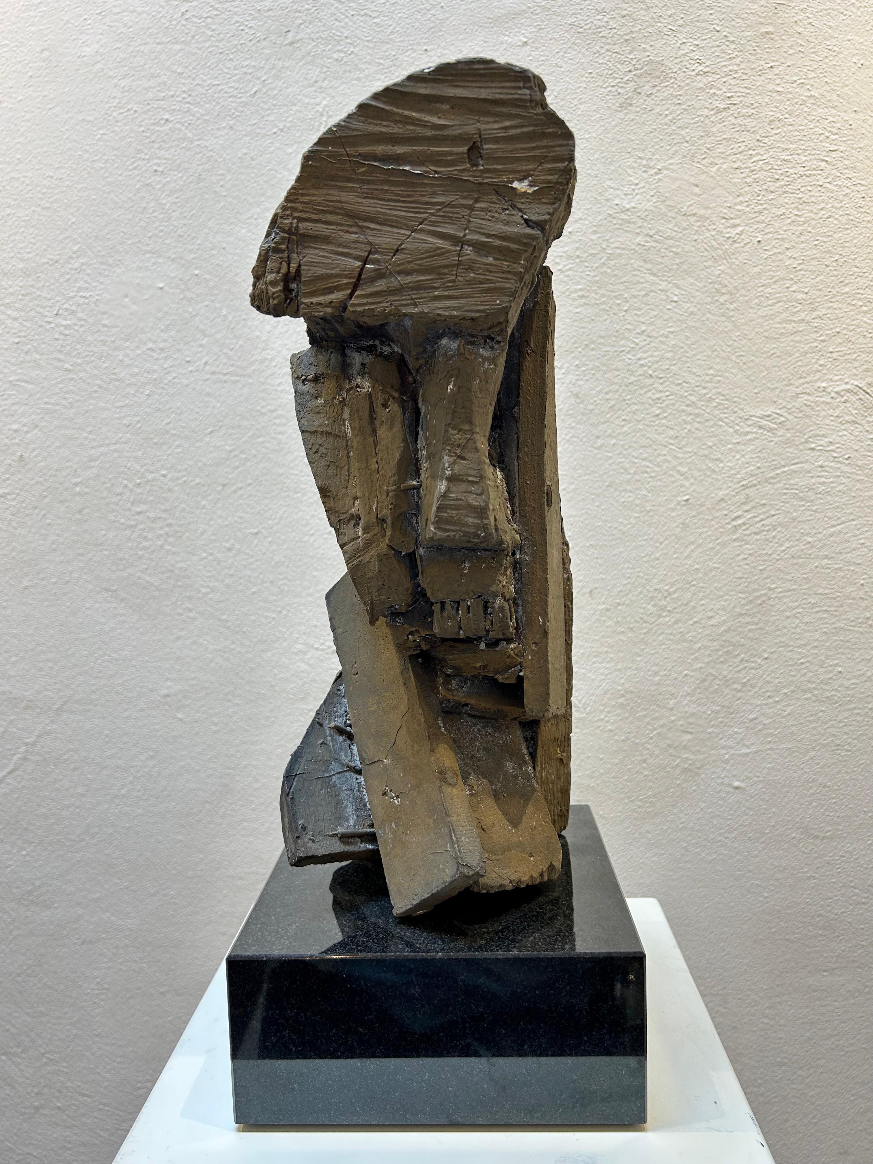 Diálogo platónico I - Escultura de bronce Retrato abstracto de filosofía  En stock - Sculpture de Thomas Junghans