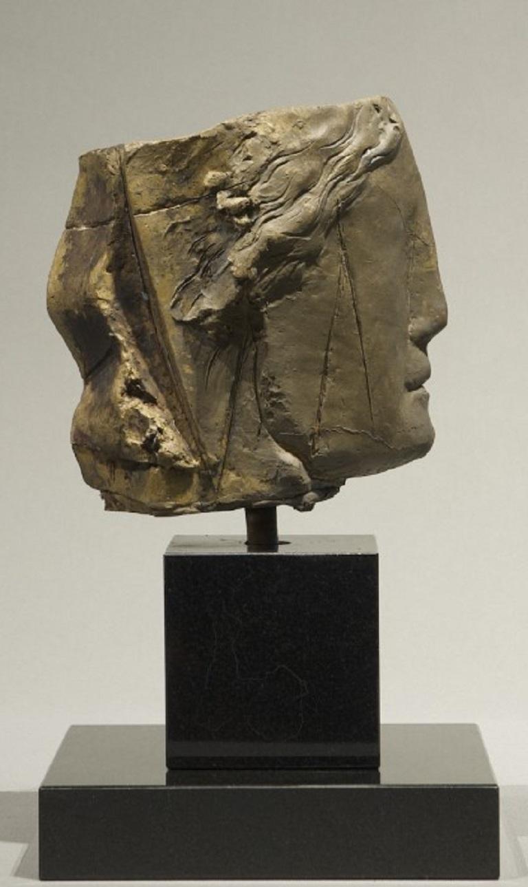 Prima Luce Retouched Figurative Abstract Bronze Sculpture 2023 For Sale 1