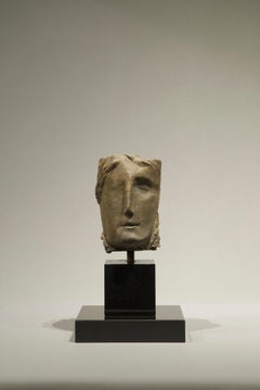 Prima Luce Scultura astratta figurativa ritoccata in bronzo