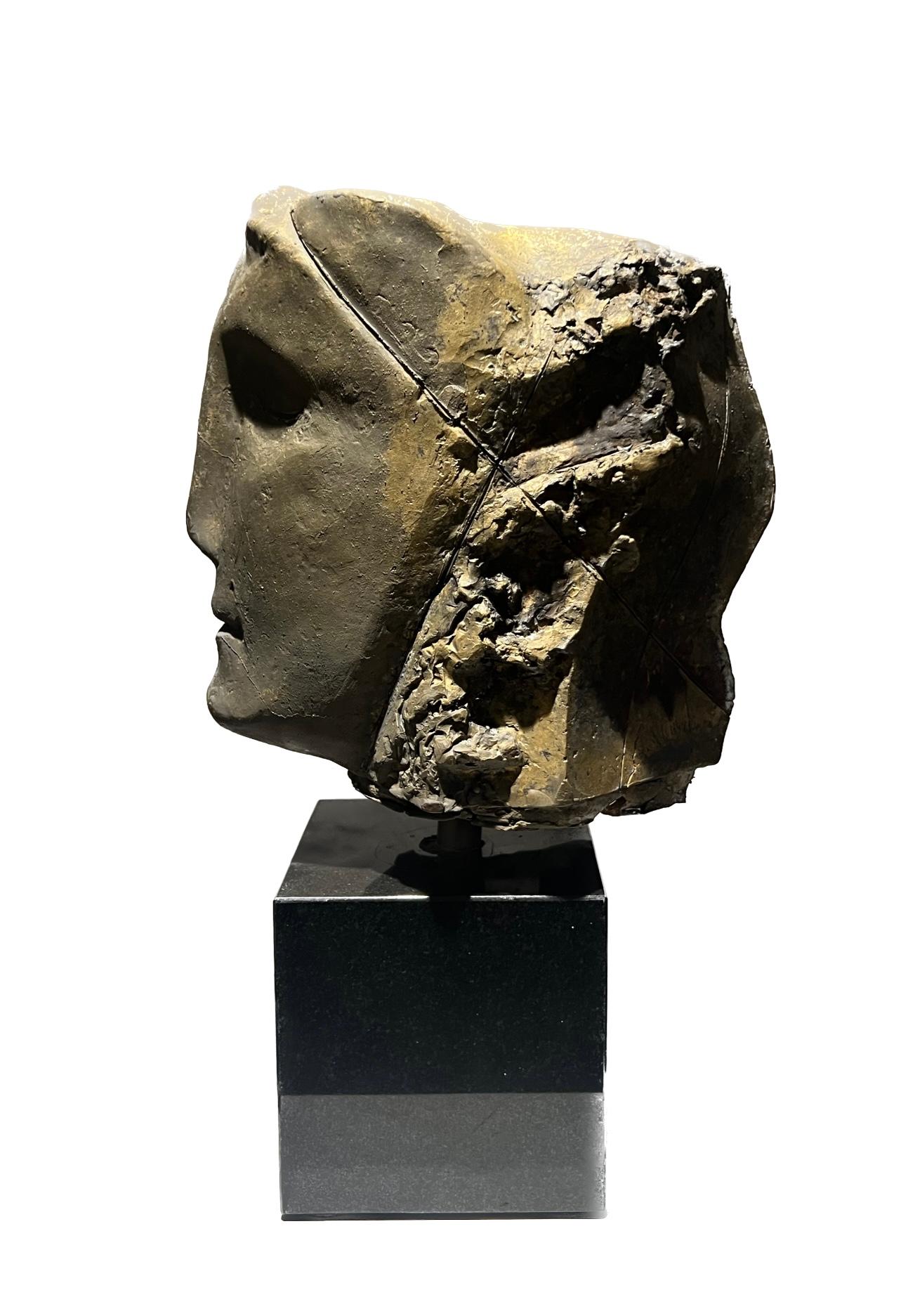 Thomas Junghans Figurative Sculpture - Prima Luce Retouched Figurative Abstract Bronze Sculpture Limited Edition