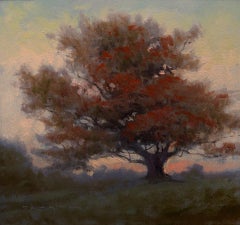 Autumn Oak, Isaiah 41:10, 2026 - Contemporary Oak Tree Autumn Landscape Artwork
