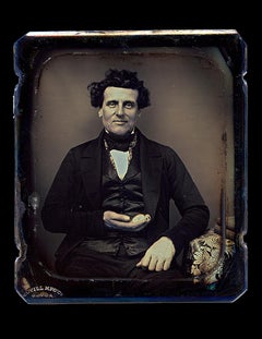 Man with Pocket Watch by Thomas Kennaugh, 2023, Photograph and Daguerreotype