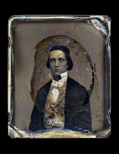 Young Man in Paisley Vest by Thomas Kennaugh, Photograph and Daguerreotype