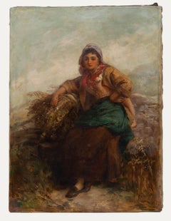 Thomas Kent Pelham (fl.1860-1891) - Late 19th Century Oil, After the Harvest