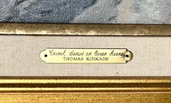 Thomas Kinkade "Carmel, Sunset on Ocean Avenue" on Canvas