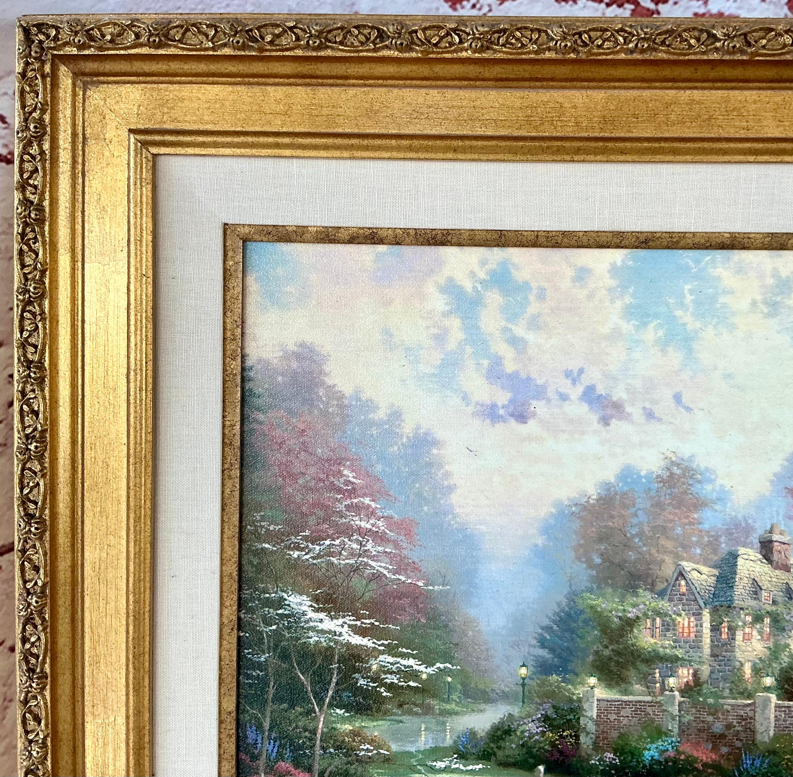 Late 20th Century, 1998 Thomas Kinkade (1958-2012) on canvas, 