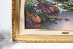 Thomas Kinkade "The Garden of Prayer II" on S/N Canvas 24" x 30" Limited Edition