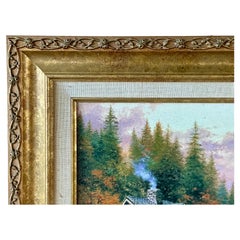 Thomas Kinkade "The End of a Perfect Day" Limited Edition Canvas Classic