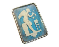 Thomas L. Mott Co., Art Deco Morpho Butterfly Wing Brooch, U.K , circa 1920s