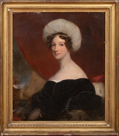 Portrait Of A Lady Wearing a Turban, Reputed to be Lady Elizabeth Bulteel