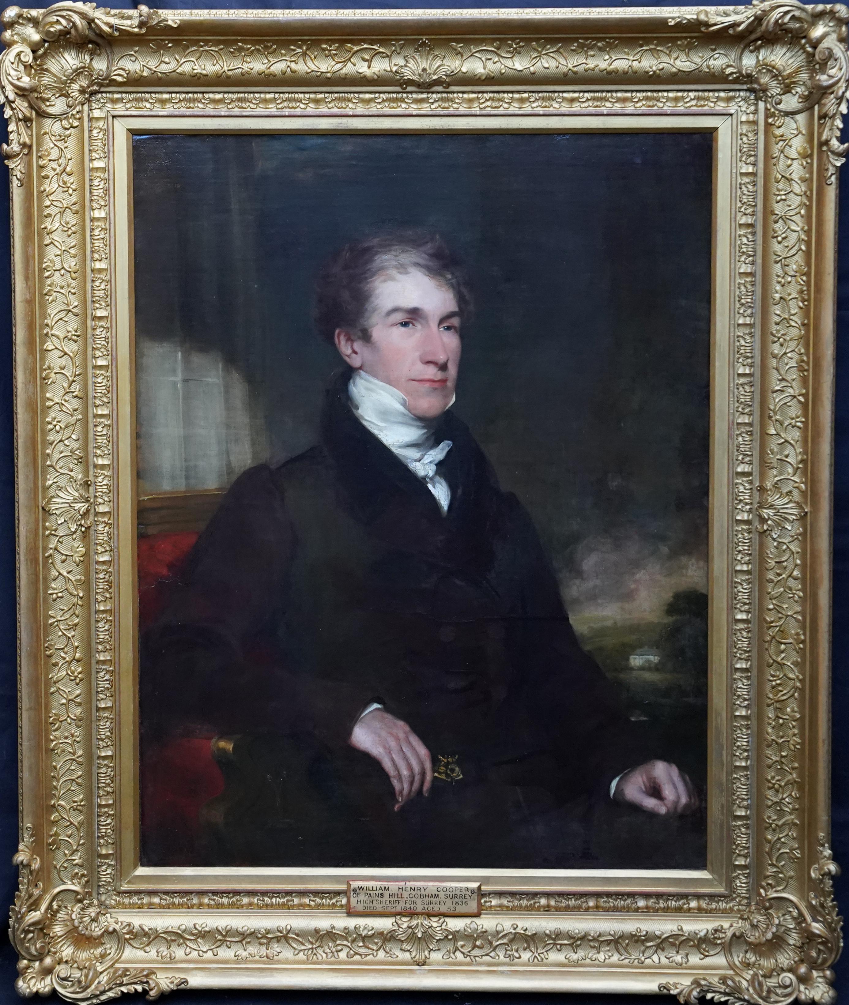 Portrait de William Cooper - Art victorien britannique portrait masculin peinture à l'huile en vente 7
