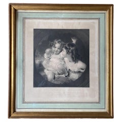 THOMAS LAWRENCE "The Calmady Childrens" Engraving 19th Century
